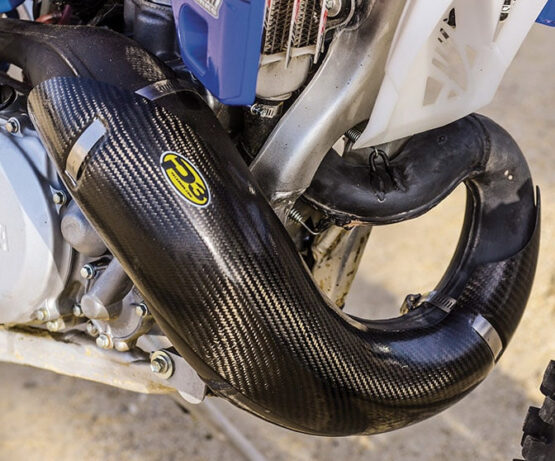 Carbon Fiber Exhaust Pipe Guard / Heat Shield