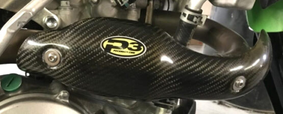 Carbon Fiber Header Heat Shield