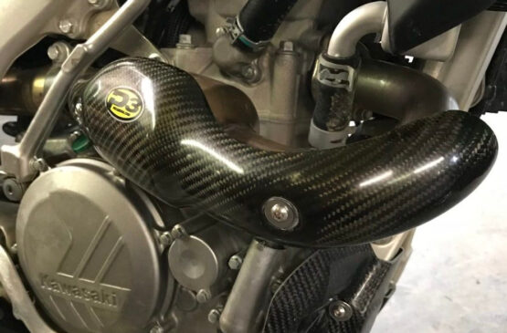 Carbon Fiber Header Heat Shield - Image 2