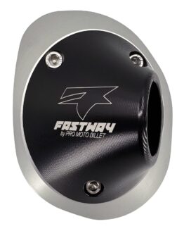 Pro Moto Billet Side Shooter Exhaust End Cap Black Fits 19-24 KTM/GG/HQV 4T