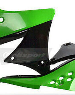 Radiator Shrouds - Original 09 Green/Black
