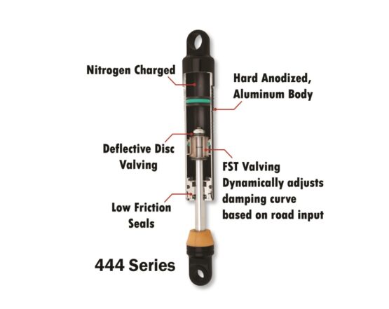 444 Series Shocks 13.5" Super Duty - Black - Image 3