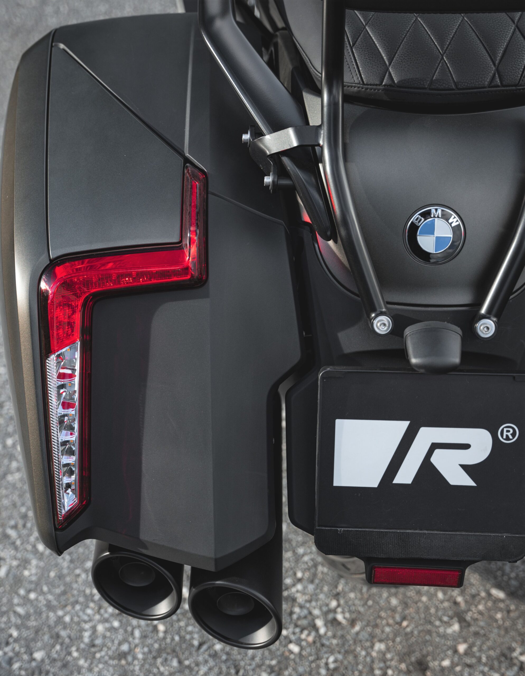 Left Side Custom "Quad" Muffler For BMW K 1600 Bagger & GA - Image 4