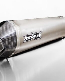 Remus HYPERCONE Slip-On Exhaust Titanium Silver Fits 15-16 BMW S1000RR