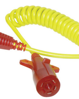 Hopkins Flex-Coil 7-Way RV to 4-Flat Trailer Wiring Adapter with Nite-Glow