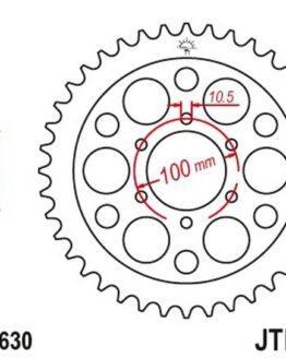 Steel Rear Sprocket - 41 Teeth