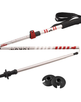 Airhead Flipout Aluminum Trekking Poles Red/Silver
