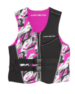 Airhead Camo Cool Womens Kwik-Dry Neolite Vest Pink Size L