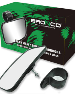 Bronco UTV Rear Side View Mirror 1.5-1.75 Inch Bar Mount