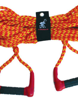 Airhead Double Handle Ski Rope Yellow/Red 75ft