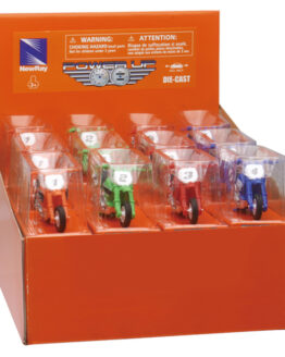 Pullback Mini Dirtbike Assortment 1:32 Scale 4 Styles 24PC New Ray Toys