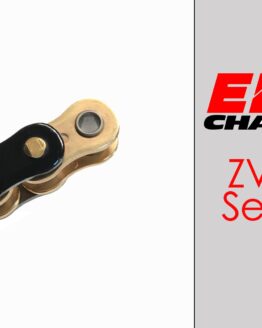 Vortex Racing EK 525 ZVX3 Chain 150 Link Rivet Master Black Gold