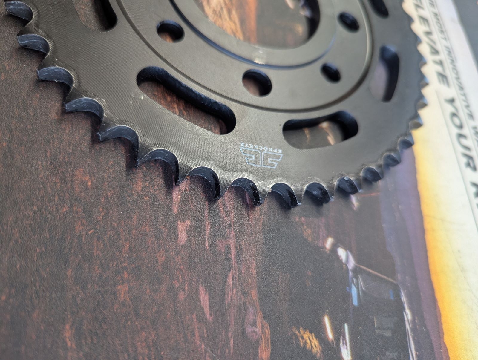 *USED* Steel Rear Sprocket - 43 Teeth 428 - Image 3