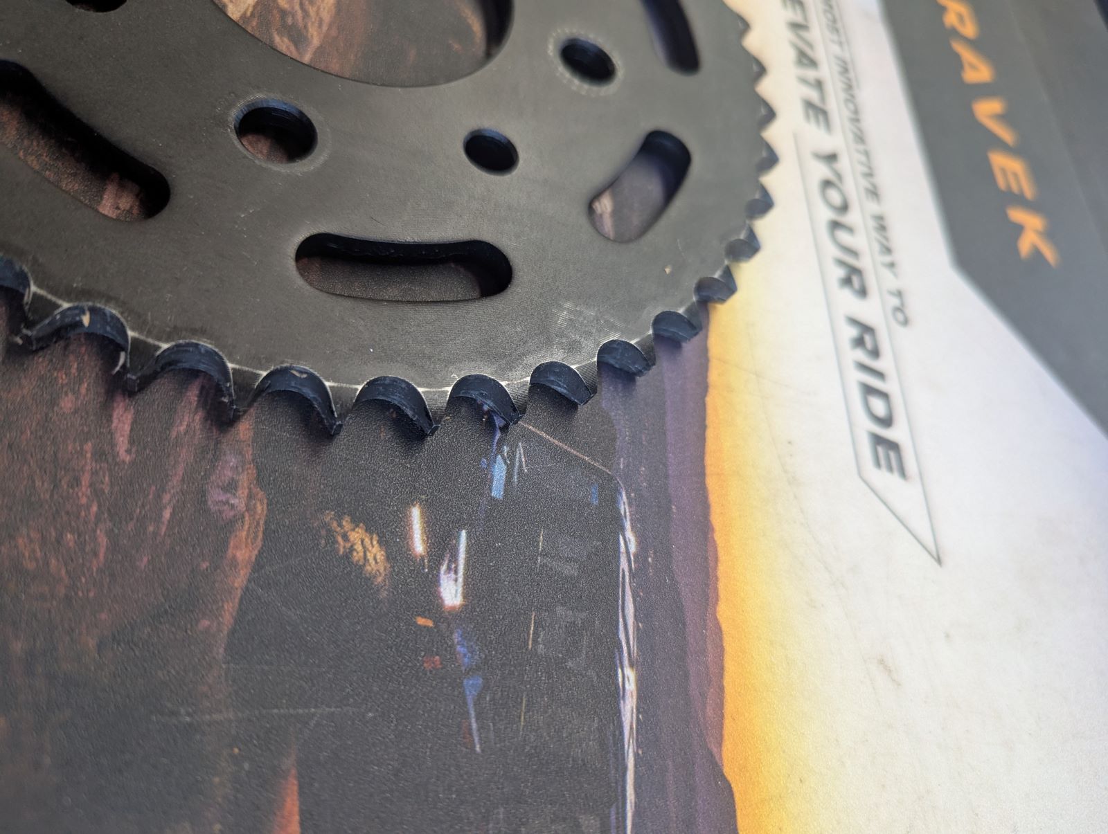 *USED* Steel Rear Sprocket - 43 Teeth 428 - Image 8