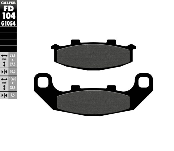 Semi-Metallic Compound Brake Pads - Image 3