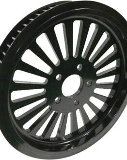 HardDrive 66T x 1in Black Rear Pulley For FLST/C/N 2007-2017