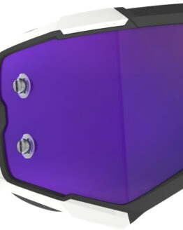 Scott Fury Premium Goggles Black/White Purple Chrome Lens