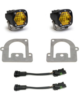 Baja Designs S1 LED Fog Pocket Light Kit Amber Fits 21+ Ford Bronco Sport