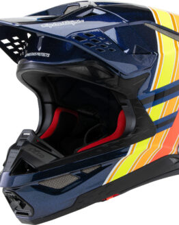 Alpinestars SM10 TLD MIPS Helmet XL Blue/Orange/Yellow