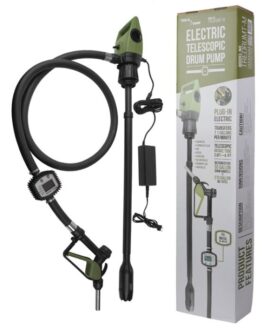 TREDRUMT-M Metered Electric Oil / Chemical Drum Pump, 35L Digital