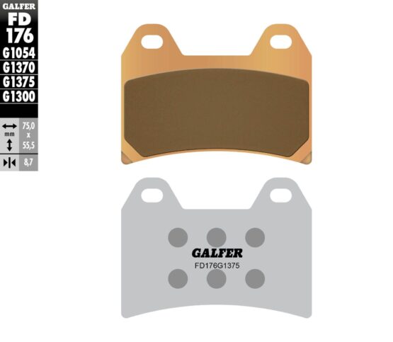 Sintered Front Brake Pad - Image 3