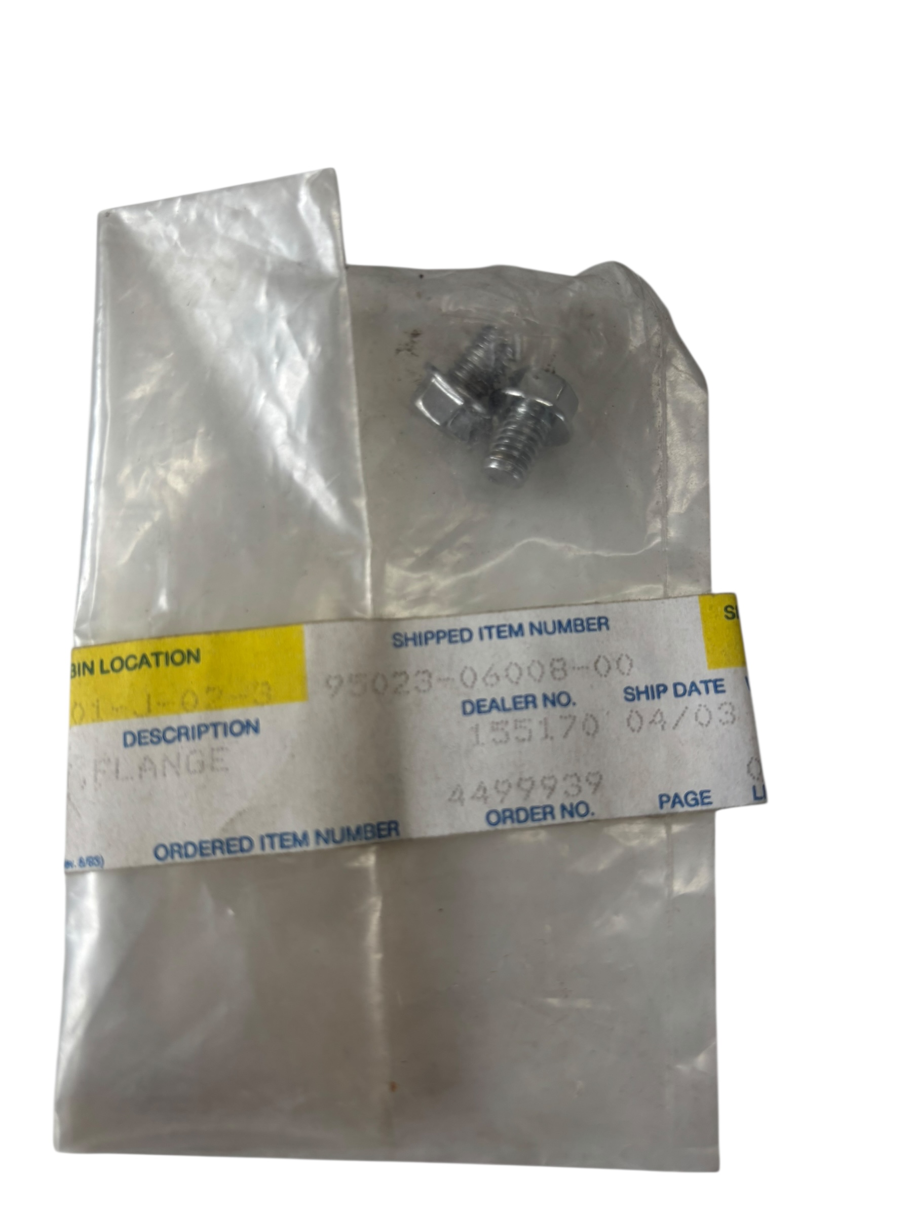 Yamaha Flange Bolt (3BM) Qty 2 - Superseded to 95024-06008-00