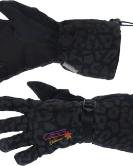 DSG Craze Glove Ghost Leopard Large Women's Snow Gloves