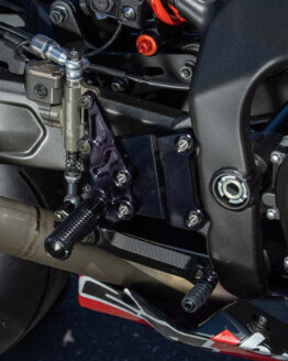 Graves Adjustable Rearsets Black Fits Kawasaki ZX4RR