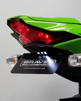 Graves Fender Eliminator Kit Black Fits 21-24 Kawasaki Ninja ZX-10R