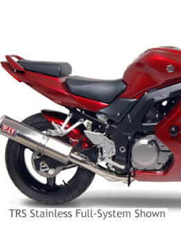 Yoshimura TRS Stainless Slip-On Exhaust Silver Fits 04-10 Suzuki SV650/S/SF