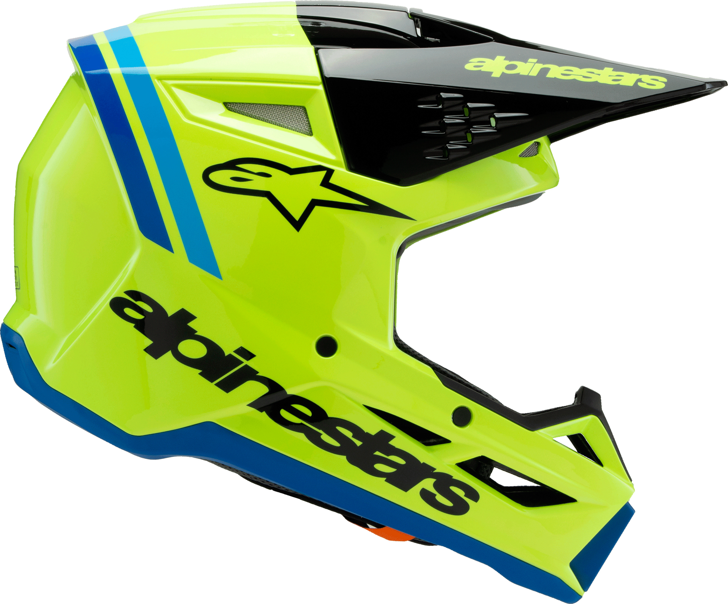 Alpinestars Youth SM3 Radium Helmet Yellow Large - Image 5