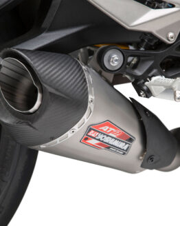 Yoshimura AT2 Slip-On Exhaust Stainless Fits 18-20 Triumph Street Triple