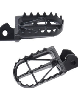 ZETA 57mm Ultra Wide Footpegs Black For Honda CRF110F 2013-2016