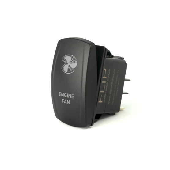 "Engine Fan" Illuminated Rocker Switch