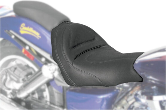 Renegade Deluxe Plain Solo Seat Black Gel Low