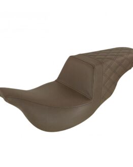 Step-Up Rear Lattice Stitch 2-Up Seat Brown