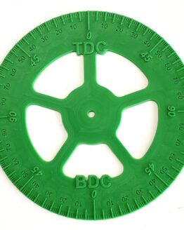 Engine Timing Degree Wheel 6.75" Diameter - Green Plastic