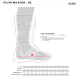 Youth Tech 7S Boots Grey/Red Size Y-02 - Image 2
