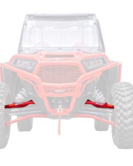 High Clearance Front Upper A-Arms Red w/SuperDuty Joints