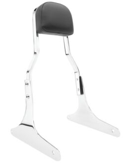 Short Square 14" Sissy Bar Chrome