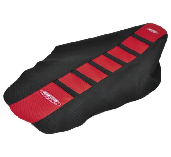 6-Rib Water Resistant Seat Cover Black/Red