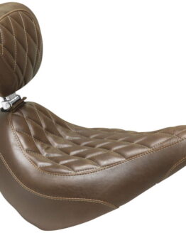 Tripper Diamond Brown Solo Seat w/Backrest