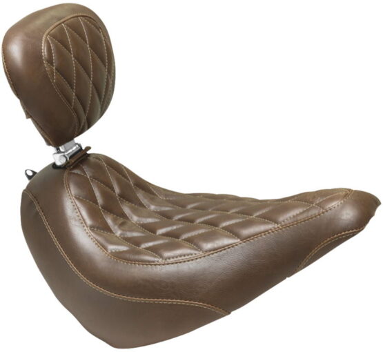 Tripper Diamond Brown Solo Seat w/Backrest