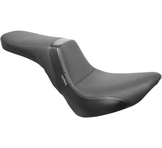 Daytona Basketweave Vinyl 2-Up Seat Black Low