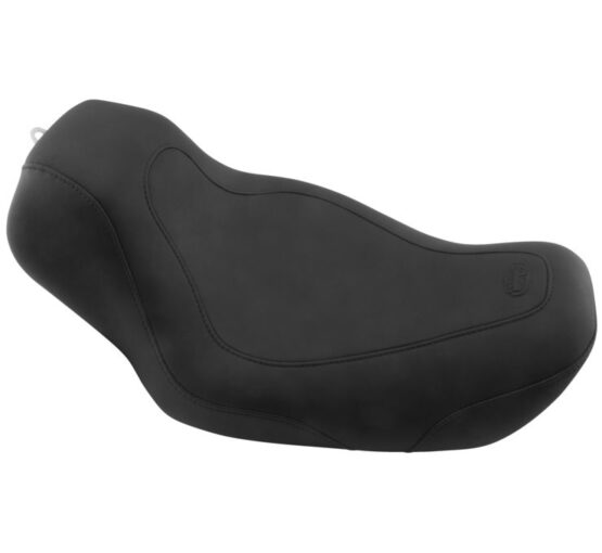 Tripper Plain Synthetic Leather Solo Seat - Black