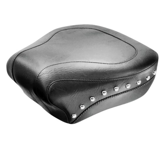 Wide Studded Vinyl Pillion Pad