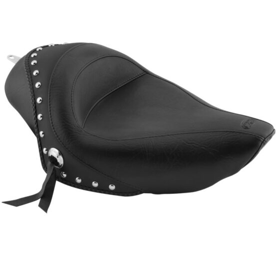 Concho Studded Vinyl Solo Seat Black Foam