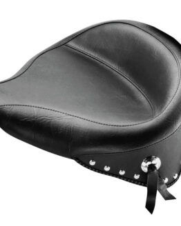 Wide Concho Skirt Studded Vinyl Solo Seat