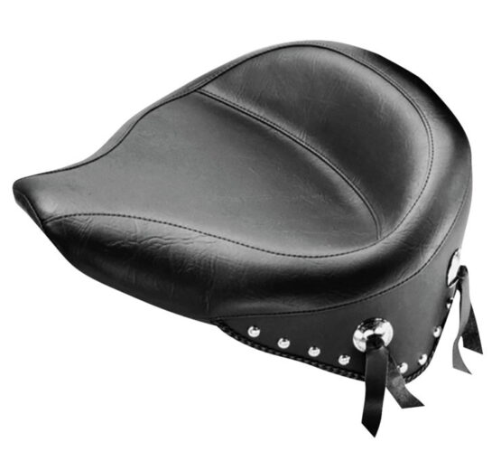 Wide Concho Skirt Studded Vinyl Solo Seat