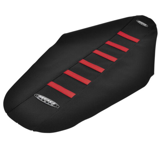 6-Rib Water Resistant Seat Cover Black/Red - Image 2